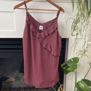 CAbi Women's Burgundy Patterned Camisole